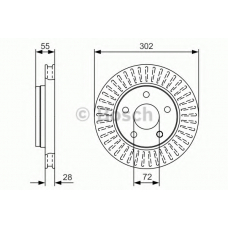 0 986 479 C38 BOSCH Тормозной диск