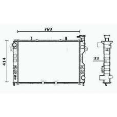 RM0031 EQUAL QUALITY Радиатор, охлаждение двигателя