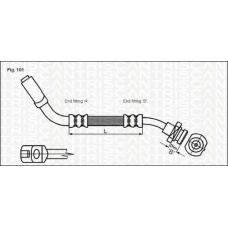 8150 14121 TRISCAN Тормозной шланг