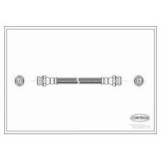 19035103 CORTECO Тормозной шланг