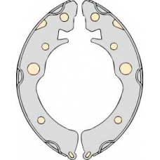 K660308 MGA Комплект тормозов, барабанный тормозной механизм