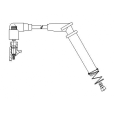 6A84/33 BREMI Провод зажигания