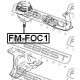 FM-FOC1<br />FEBEST<br />Подвеска, двигатель
