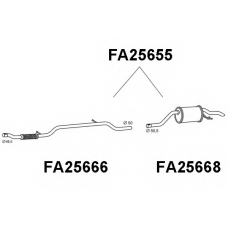 FA25655 VENEPORTE Глушитель выхлопных газов конечный
