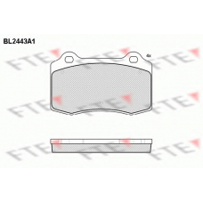 BL2443A1 FTE Комплект тормозных колодок, дисковый тормоз