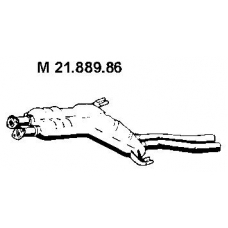21.889.86 EBERSPACHER Средний глушитель выхлопных газов