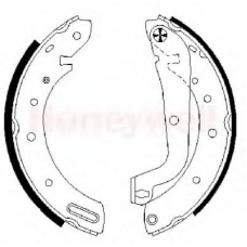 362448B BENDIX Комплект тормозных колодок