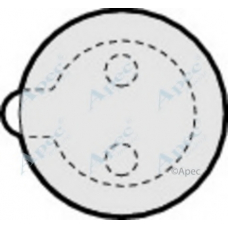 PAD277 APEC Комплект тормозных колодок, дисковый тормоз
