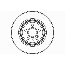 MDC1668 MINTEX Тормозной диск