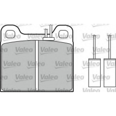 540077 VALEO Комплект тормозных колодок, дисковый тормоз