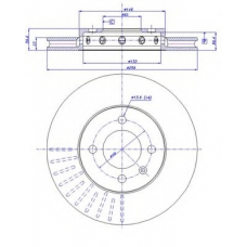 142.1716 CAR Тормозной диск