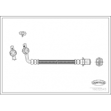 19032548 CORTECO Тормозной шланг