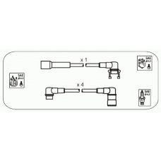 VL9 JANMOR Комплект проводов зажигания