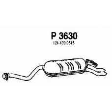 P3630 FENNO Глушитель выхлопных газов конечный