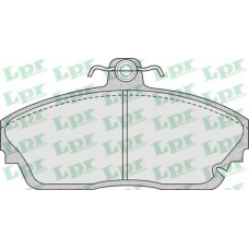 05P924 LPR Комплект тормозных колодок, дисковый тормоз