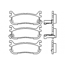 23387 130  0 5 T4067 TEXTAR Колодки тормозные