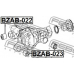 BZAB-022 FEBEST Опора, дифференциал