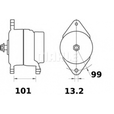 MG 63 MAHLE Генератор