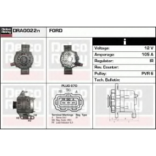 DRA0022N DELCO REMY Генератор