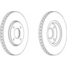 DDF337-1 FERODO Тормозной диск