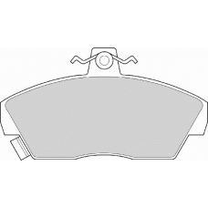 FD6360E NECTO Комплект тормозных колодок, дисковый тормоз