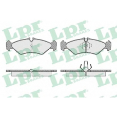 05P1614 LPR Комплект тормозных колодок, дисковый тормоз
