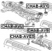 CHAB-AVX FEBEST Подвеска, рычаг независимой подвески колеса
