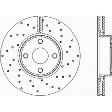 BDRS2155.25 OPEN PARTS Тормозной диск