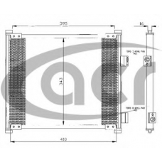 300055 ACR Конденсатор, кондиционер
