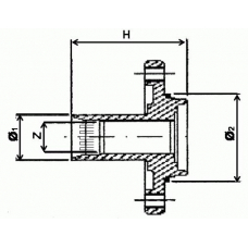 485905 RUVILLE Ступица колеса