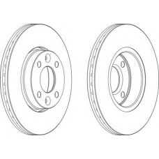 DDF1201-1 FERODO Тормозной диск
