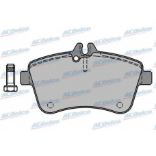 AC0581243D AC Delco Комплект тормозных колодок, дисковый тормоз