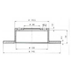 BDC3930 QUINTON HAZELL Тормозной диск