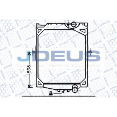 131M03 JDEUS Радиатор, охлаждение двигателя