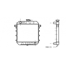 OL2030 AVA Радиатор, охлаждение двигателя