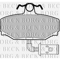 BBP1332 BORG & BECK Комплект тормозных колодок, дисковый тормоз