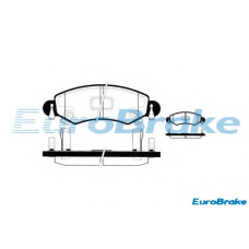 5501223623 EUROBRAKE Комплект тормозных колодок, дисковый тормоз