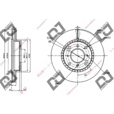 BD1283 DJ PARTS Тормозной диск