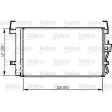 814264 VALEO Конденсатор, кондиционер