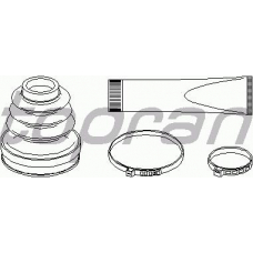 721 157 TOPRAN Комплект пылника, приводной вал