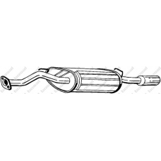 115-323 BOSAL Глушитель выхлопных газов конечный