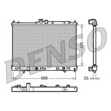 DRM45030 DENSO Радиатор, охлаждение двигателя