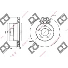 BD1697 DJ PARTS Тормозной диск