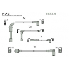 T121B TESLA Комплект проводов зажигания