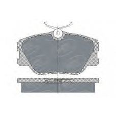 SP 167 PR SCT Комплект тормозных колодок, дисковый тормоз
