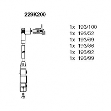 229K200 BREMI Комплект проводов зажигания