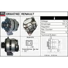 DRA4740 DELCO REMY Генератор