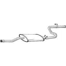283-855 BOSAL Глушитель выхлопных газов конечный
