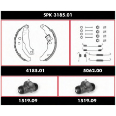 SPK 3185.01 ROADHOUSE Комплект тормозов, барабанный тормозной механизм