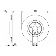 0 986 479 395 BOSCH Тормозной диск